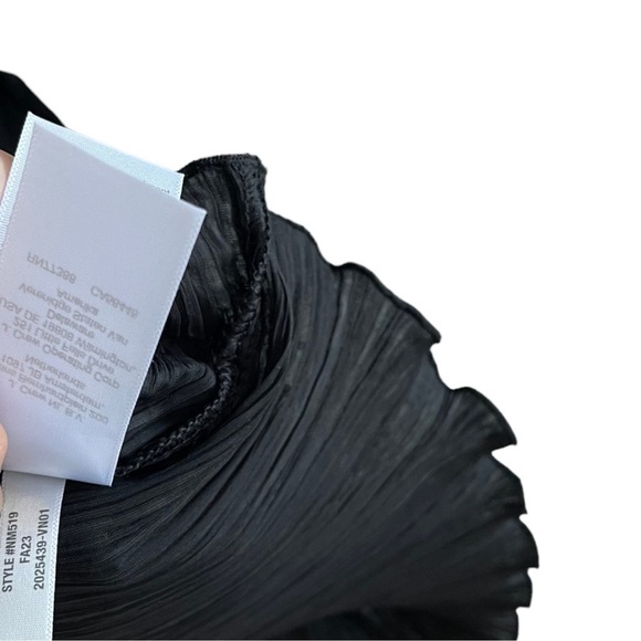 Madewell Plissé Mini Tee Dress In Black SIZE 8 - Picture 16 of 16